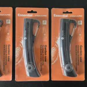 3x Fiskars Handsäge grobzahnig Gartensäge Astsäge Flohmarkt Konvolut Posten Säge