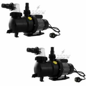 anaterra® Poolpumpe Schwimmbadpumpe Umwälzpumpe Filterpumpe Pool 9.500/7000 L/h