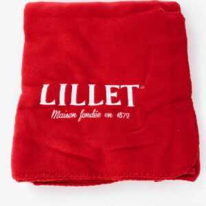 Lillet Apertitif Decke Fleece rot Neu Outdoor Kuschel Tagesdecke