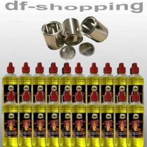 20 LI BRENNGEL + 3 DOSEN BIO ETHANOL GELKAMIN  FIRE GEL