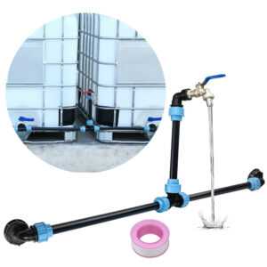 IBC Adapter Verbindungsset 3/4" Auslaufhahn Für Tank Container Regenwassertank