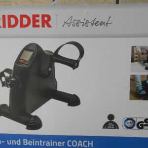 Ridder Arm- u.  Beintrainer Coach - Fitness-Gerät, schwarz, neu im Originalkart.