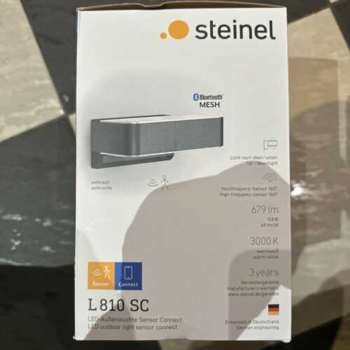 Steinel LED Außenleuchte L 810 SC smarte Wandleuchte Bewegungsmelder Neuwertig