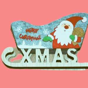 Weihnachten Deko - Schlitten, ca. 30 x 19 x 13 cm (LxHxB)