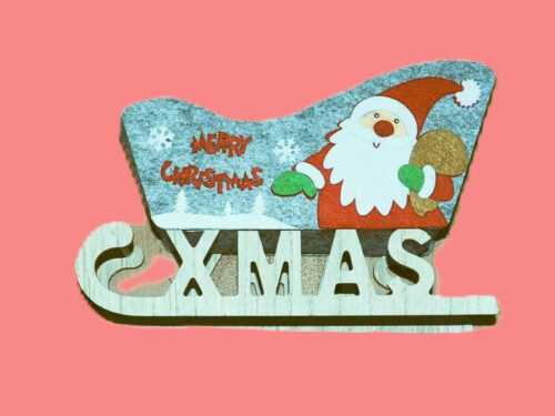 Weihnachten Deko - Schlitten, ca. 30 x 19 x 13 cm (LxHxB)