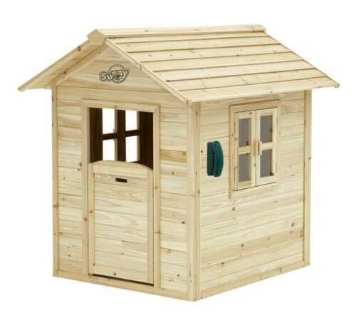 Spielhaus Holzspielhaus Kinderspielhaus Gartenhaus Holzhaus Natur Axi