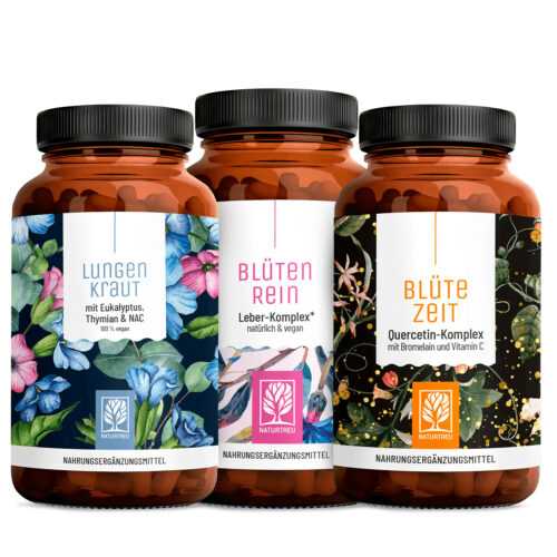 Frühlingserwachen Paket Atem Mariendistel Komplex Quercetin Bundle NATURTREU®