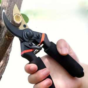 Scharfe Titan-Gartenschere, Ultra-Scharfe Titan-Premium-Bypass-Gartenschere