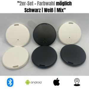 2er Set Air Tracker – Apple & Android – Geldbeutel, Schlüssel, Tasche orten