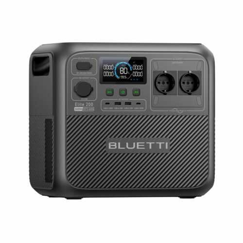 BLUETTI Elite 200 V2 Powerstation 2600W 2073Wh Tragbare Camping Solargenerator