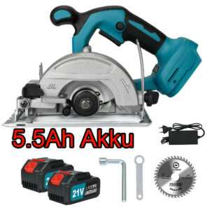 Für 21V Makita Akku Handkreissäge Kabellos Kreissäge Säge Bürstenlosen 125mm DHL