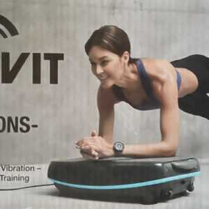 Crivit Vibrationsboard Fitnessboard Vibrationsplatte Vibrationstrainer + Trainer