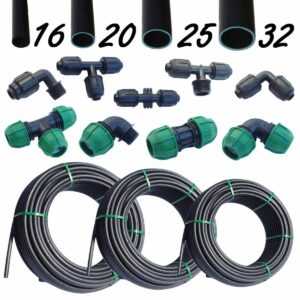 PE Rohr 16mm 20mm 25mm 32mm Wasserleitung Versorgungsleitung Bewässerung