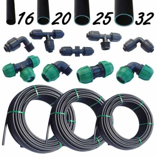 PE Rohr 16mm 20mm 25mm 32mm Wasserleitung Versorgungsleitung Bewässerung
