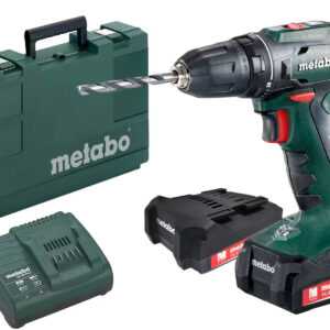 Metabo BS 14.4 Akku-Bohrschrauber 602206550 | 2 Akkus, Koffer, 14V, 1,5 Ah, 40Nm