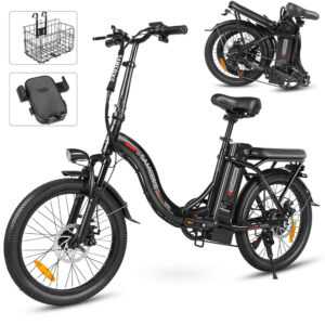 E-Bike City-Elektrofahrrad 20 Zoll Reifen Klapprad 350W/36V Motor 12AH Shimano 7