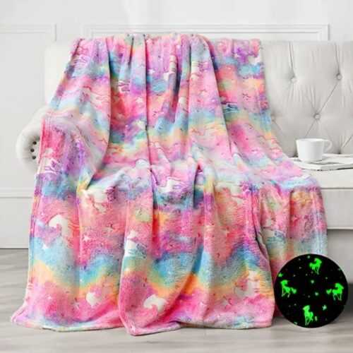 Wellness Fleece Sternenhimmel Glow in the Dark plüsch kinder cool