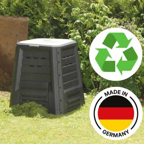 Gartenkomposter Schnellkomposter Thermokomposter Eimer Kompost 340L