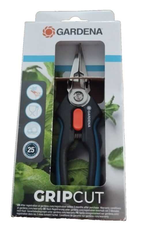 Gardena Gartenschere Ernteschere GripCut 12213-20 Neu OVP #