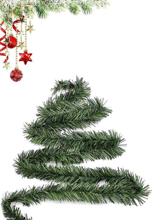 7,6 Meter Budget Künstliche Weihnachtsgirlande Weihnachtsdeko Weihnachten