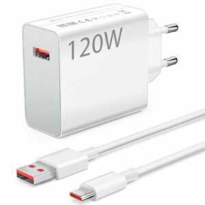 Xiaomi 120W Schnell Ladegerät Netzteil mit 6A USB-C Kabel Redmi Note10/11/12Pro