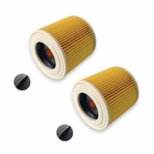2 x Patronen Kit Filter für Kärcher WD 2, WD 3, WD 3 Premium, WD 3 P Extension