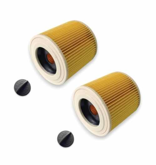 2 x Patronen Kit Filter für Kärcher WD 2, WD 3, WD 3 Premium, WD 3 P Extension