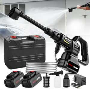 6 in1 250Bar Akku Hochdruckreiniger Auto Mobiler Druckreiniger Spritzpistole DHL