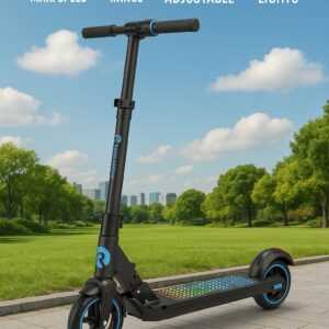 Kinder E-Scooter 6,5” klappbar | Elektroscooter ab 6 Jahre | LED | 150W