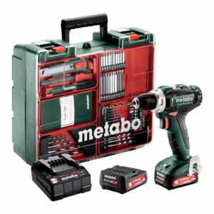 Metabo Akku-Bohrschrauber PowerMaxx BS 12 Set - Mobile Werkstatt