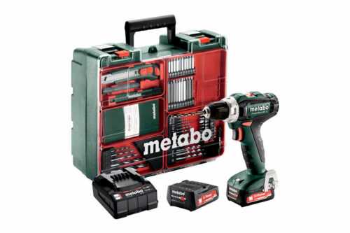 Metabo Akku-Bohrschrauber PowerMaxx BS 12 Set - Mobile Werkstatt