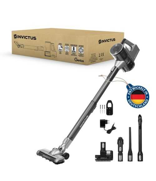 Genius Invictus X6 Ultra Akku Handstaubsauger 16 tlg, Smart Staubsauger