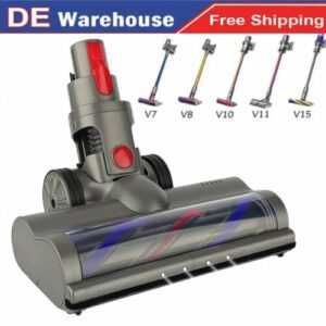 Elektrobürste Turbobürste Bodendüse Bürstenkopf für Dyson V7 V8 V10 V11 V15 DHL