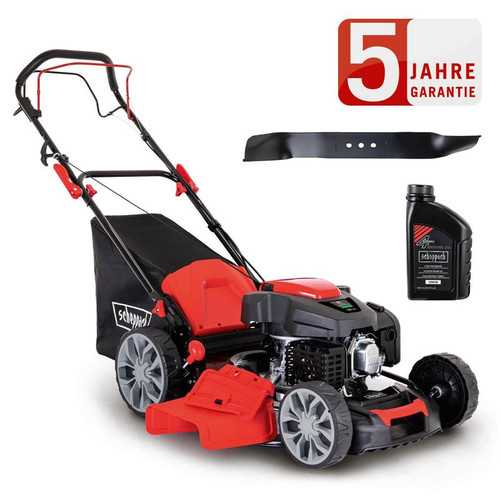 Scheppach Benzin Rasenmäher MS225-56E 6PS 7IN1 Schnittbreite 56cm + 0,6 L Öl