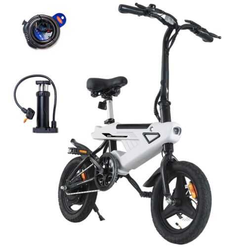 E-Bike City Commuter Electric Bike 14 Zoll Micro Ebike 36V Abnehmbare Batterie