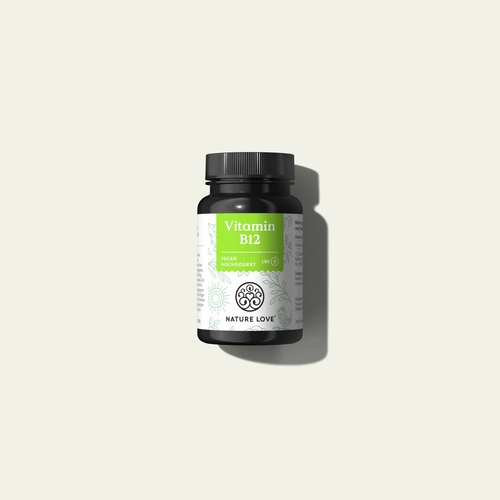 Vitamin B12 ohne Folat 180 Tabletten Nature Love