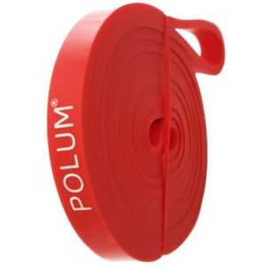 POLUM® Fitnessband (4-16kg) - Rot - 100% Naturkautschuk - 208 x 1,3 x 0,45cm NEU