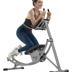 Bauchtrainer mit Knieauflage 90°Drehung Faltbar Bauchmuskeltrainer fitnessgerät