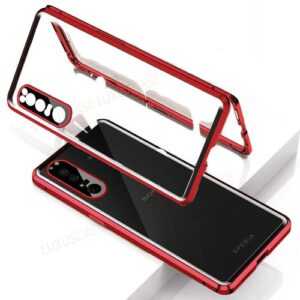 Sony Xperia 1 III 10 iii Kamera Schutz Metall Magnet Glas Handy Hülle Cover Case