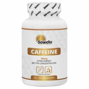 Koffein 200 mg Tab – Energie, Fokus, Konzentration & Fettverbrennung – Sowelo