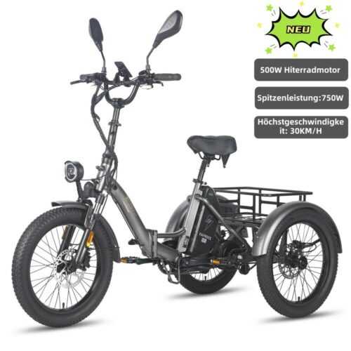 FAFREES F20 MATE 20 Zoll Cargo Dreirad Dreirad Fahrrad faltbar Elektro-Dreirad