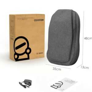 Comfier Massagekissen, Shiatsu Rückenmassagegerät mit Wärme, Tragbares Gerät