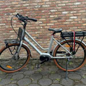E-Bike gebraucht E-Citybike 26" Zoll 3-Gangschaltung grau/silber