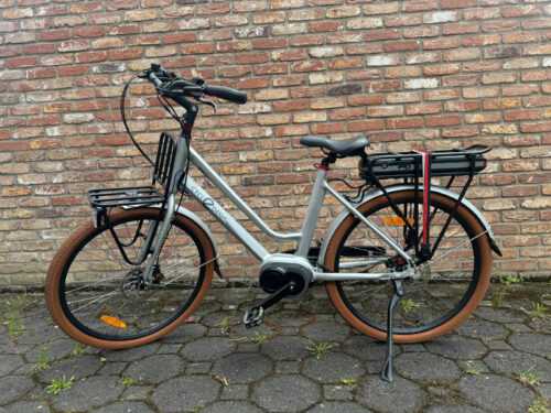 E-Bike gebraucht E-Citybike 26" Zoll 3-Gangschaltung grau/silber