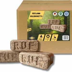 BAVAFIRE Öko Reflamm Holzbriketts - Original RUF Briketts / 30-300kg