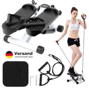Mini Stepper Heimtrainer LCD-Bildschirm Drehstepper Fitness Fitnessgerät