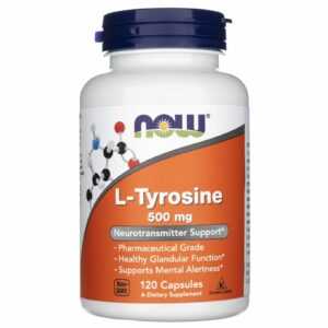 Now Foods, L-Tyrosine, 500mg, 120 Kapseln