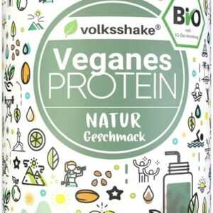 BIO Veganes Protein 1000g, 10 Quellen, Ohne Soja, Gluten & Süßstoff, Made in DE