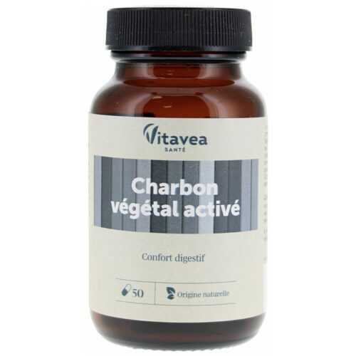 Vitavea Aktivierte Pflanzliche Kohle 50 Kapseln ist ein Nahrungsergänzungsmittel