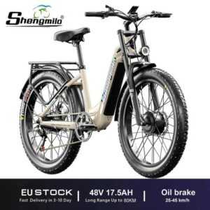 Shengmilo S700 26 Zoll Elektrofahrrad E Mountainbike 2000W 48V E-Bike Dual Motor